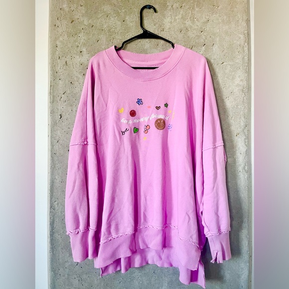Pink Graphic Aerie Sweatshirt - Picture 2 of 5